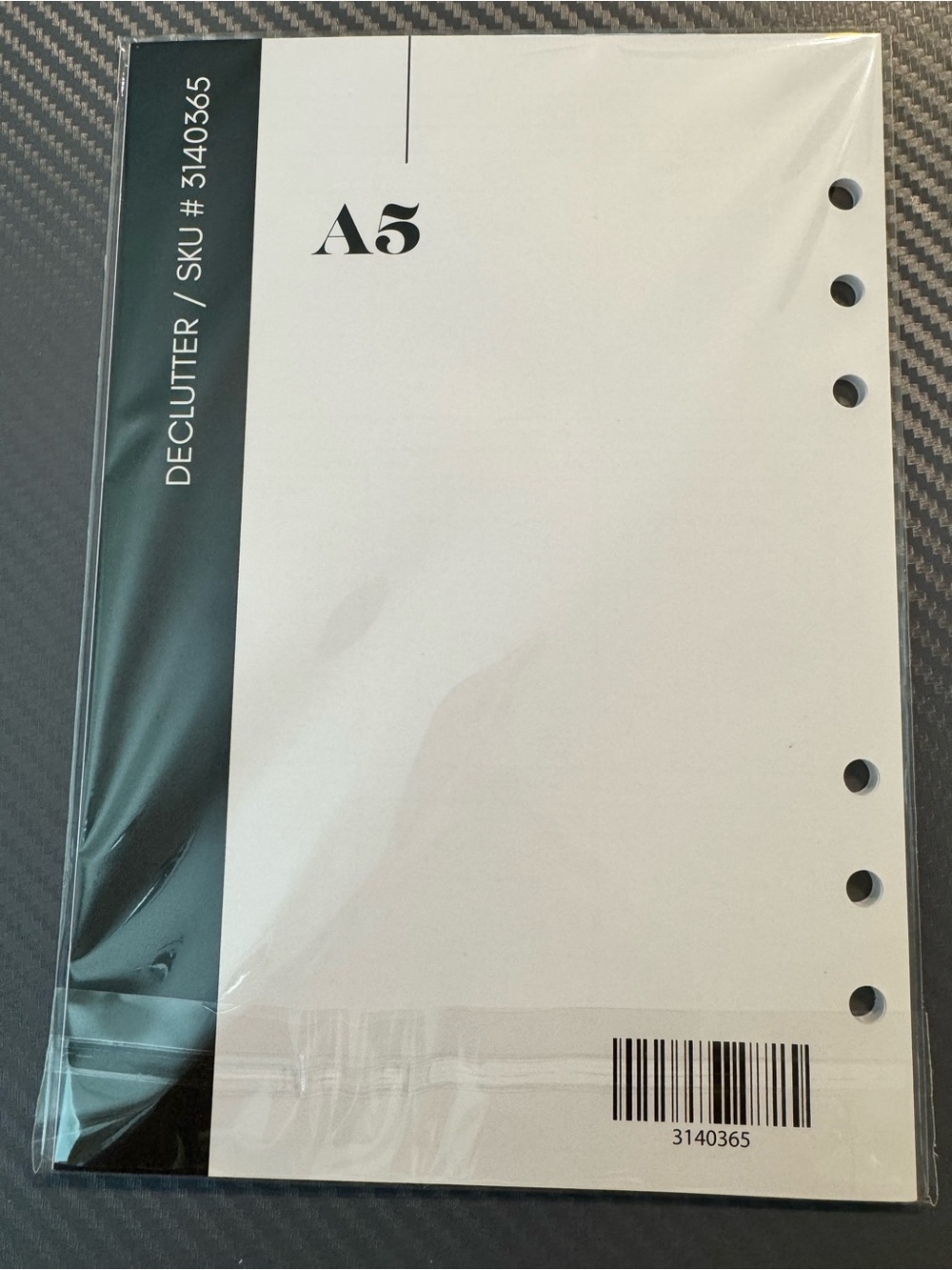 Cloth & Paper A5 Declutter Planner Inserts | Minimalist Planner Refill